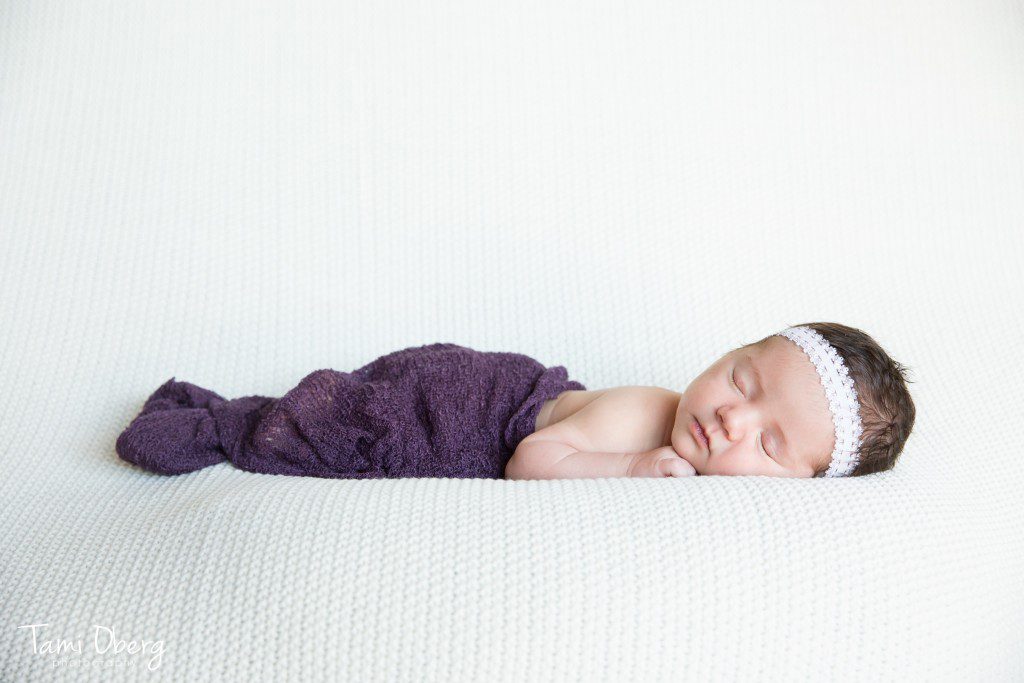 Sleeping newborn baby 