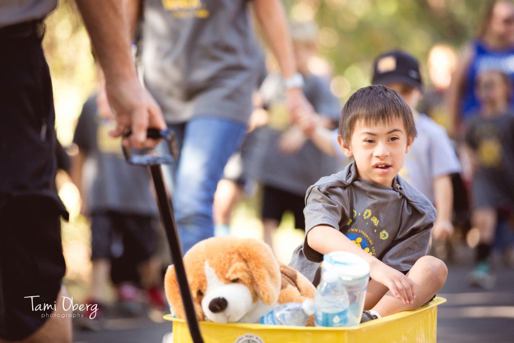 boy in a wagon