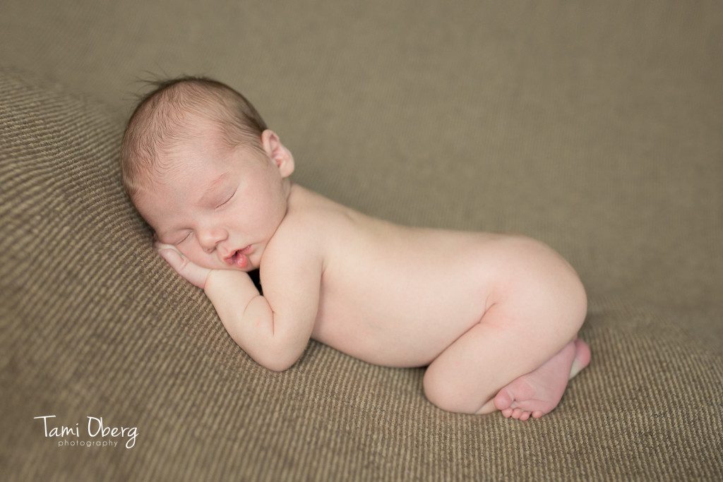 sleeping newborn baby