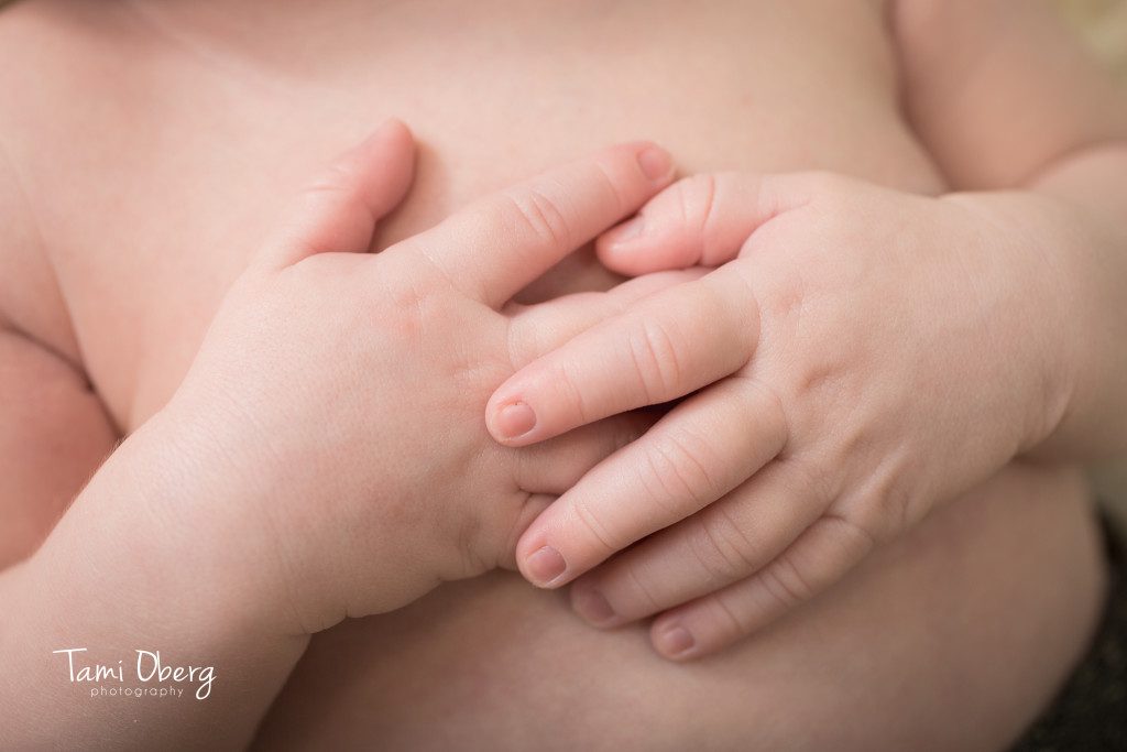 tiny baby hands