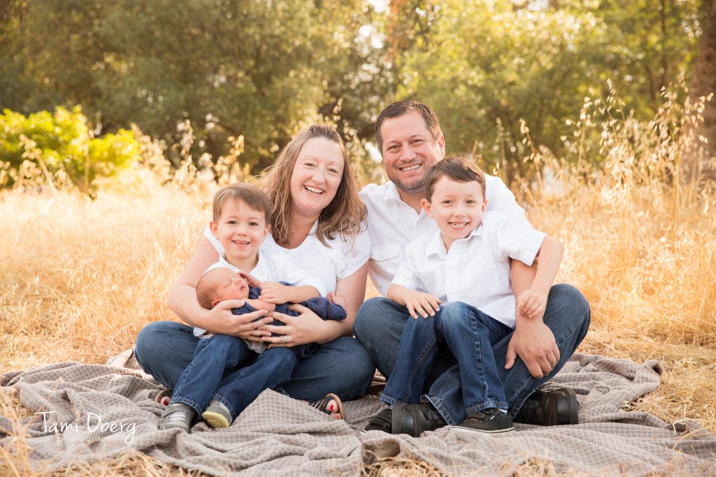 newborn family