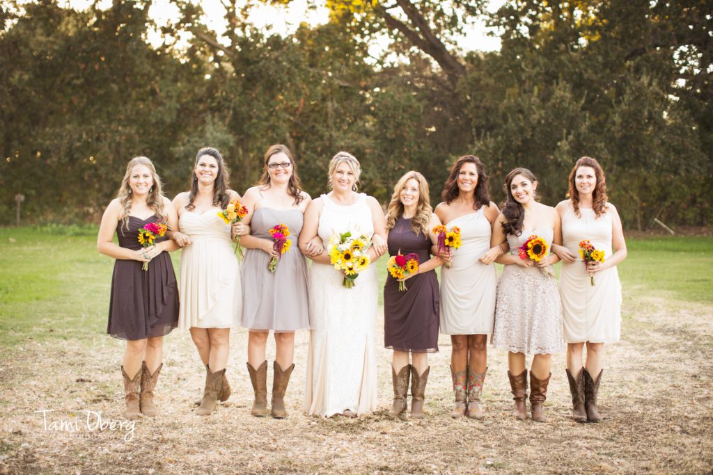 bride and bridal party