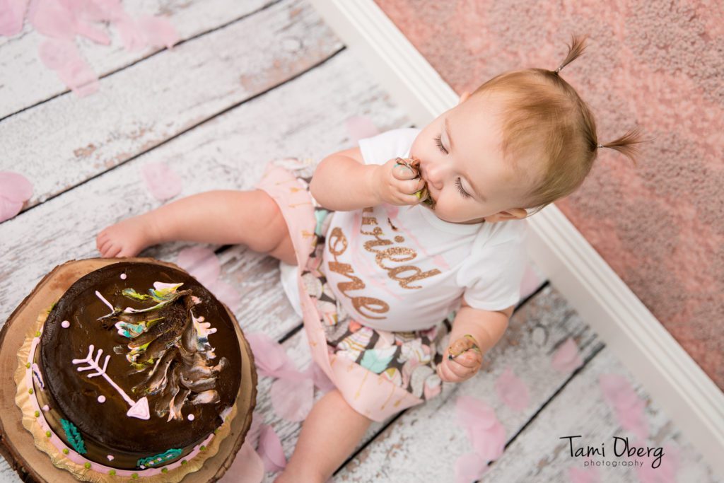 first bite of cake smash